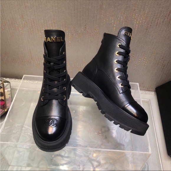 Chanel platform boots size 40 - Picture 6 of 8